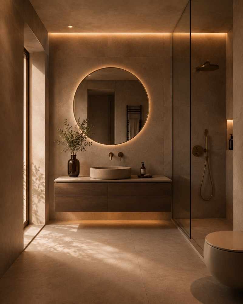 Dettaglio texture pavimento in gres porcellanato effetto legno posato in appartamento a Torino